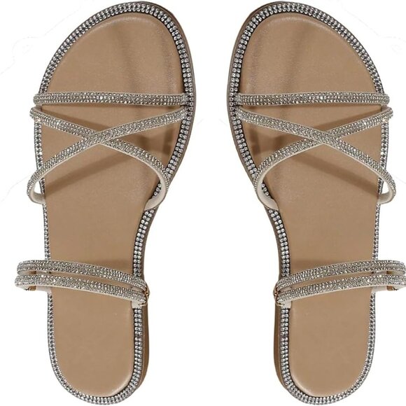 Women's Slide Sandals Sandals - Picture 1 of 7